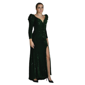 Paylette Puf Evening Emeralds Dress